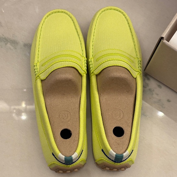 Rothy's Neon Yellow Loafers - Picture 5 of 6